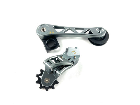 H&H 7 Speed Tensioner + Derailleur Set for Brompton Bicycle C Line