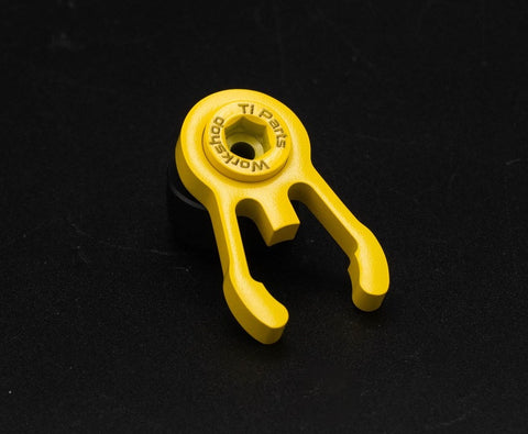 Ti parts Workshop Yellow Series Titanium Stem Catcher Set for Brompton Bicycle