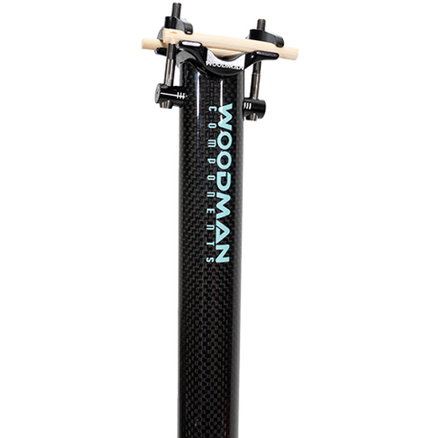 WOOdman Carbo GT2 Ti Carbon Seatpost for Brompton Bicycle