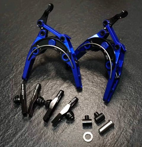 Union Jack Ultralight CNC Caliper Brake Set for Brompton Bicycle