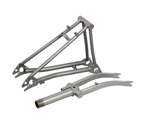 Comeplay Titanium P Line Titanium Fork + Rear Triangle Set for Brompton Bicycle