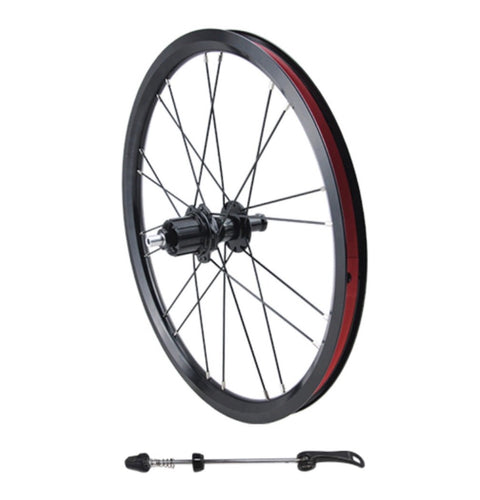 JKLAPIN Aluminum 16/20H 7 Speed wheelset for Brompton Bicycle