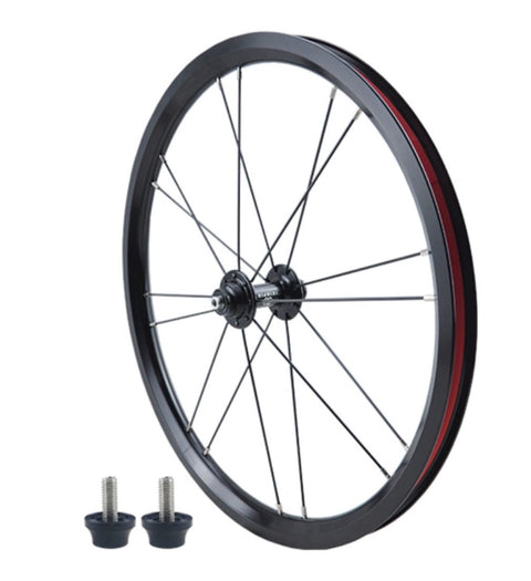 JKLAPIN Aluminum 16/20H 7 Speed wheelset for Brompton Bicycle