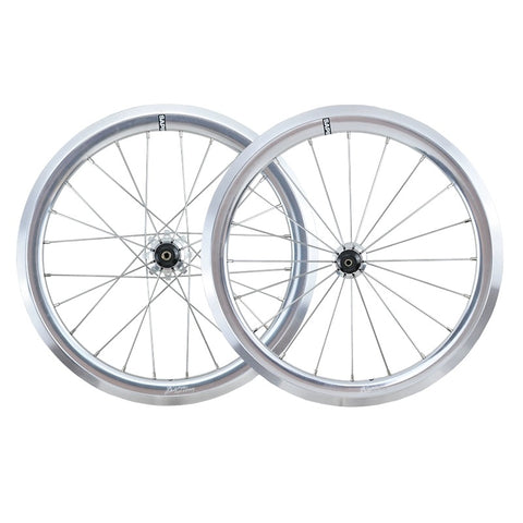 JKLAPIN Aluminum 20/24H 7 Speed wheelset for Brompton Bicycle