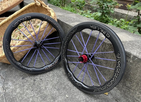 SUNCORD 16″ 349 7 Speed Full Carbon Wheelset for Brompton Bicycle