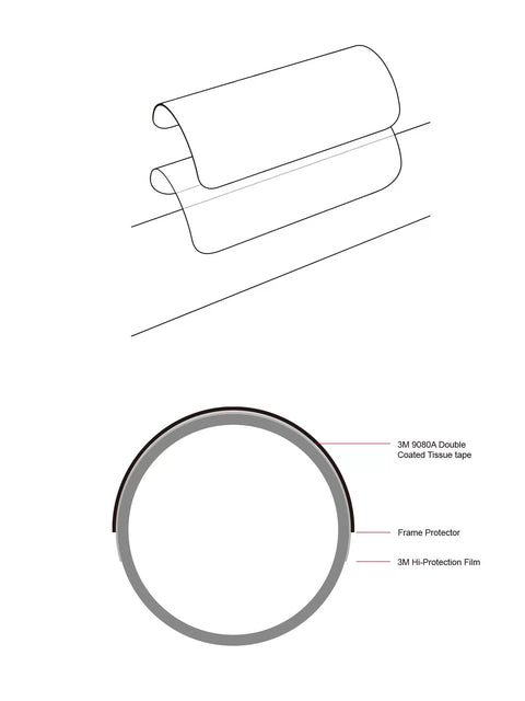 Custom Rear Triangle Frame Protector for Brompton Bicycle