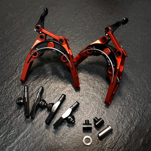 Union Jack Ultralight CNC Caliper Brake Set for Brompton Bicycle