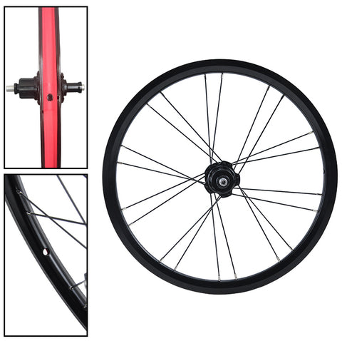 JKLAPIN Aluminum 16/20H 7 Speed wheelset for Brompton Bicycle