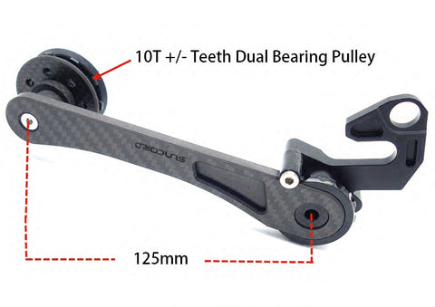 SUNCORD 4-7 Speed Carbon Tensioner for Brompton Bicycle P/T Line