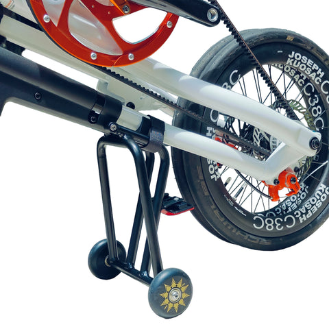 STRIDA Bike Aluminium Rear Rack with Easy Wheels