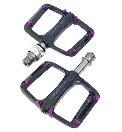 WOOdman Ultralight Carbon Pedals for Brompton Bicycle