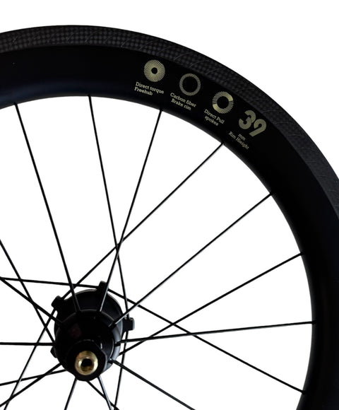 H&H "Gu Torq" 16" 349 Carbon Wheelset for Brompton Bicycle