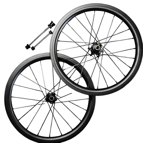 Union Jack 16" 349 Straight Pull Ceramic Wheelset for Brompton Bicycle