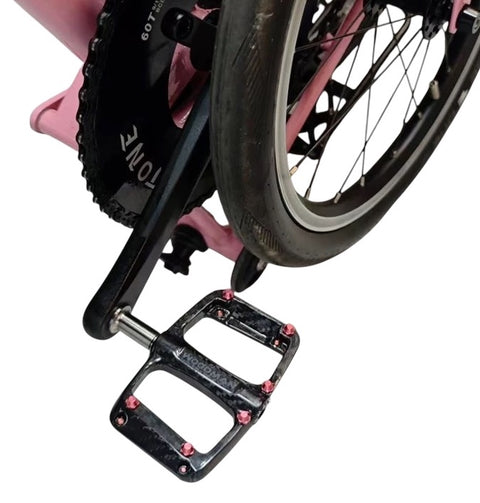 WOOdman Ultralight Carbon Pedals for Brompton Bicycle