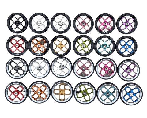 H&H Dual Tone 65mm Easy Wheels for Brompton Bicycle