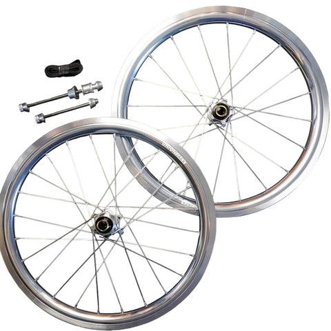 Union Jack 16" 349 Straight Pull Ceramic Wheelset for Brompton Bicycle