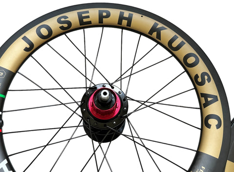 Joseph Kousac 16" 349 Piumanera Wheelset for Brompton Bicycle