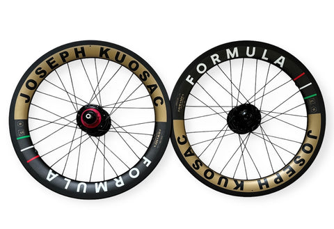 Joseph Kousac 16" 349 Piumanera Wheelset for Brompton Bicycle