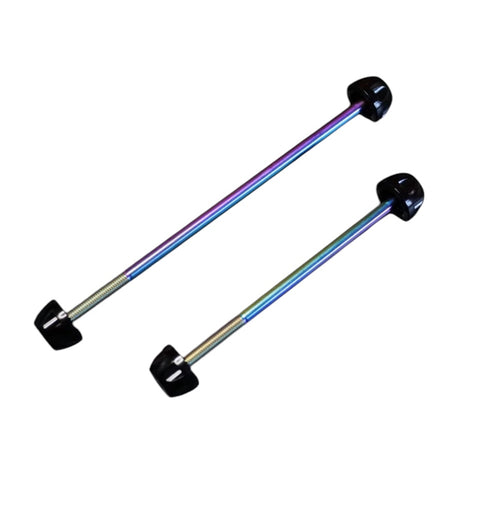 Union Jack 74/112mm Titanium Skewer Set for Brompton Bicycle P/T Line