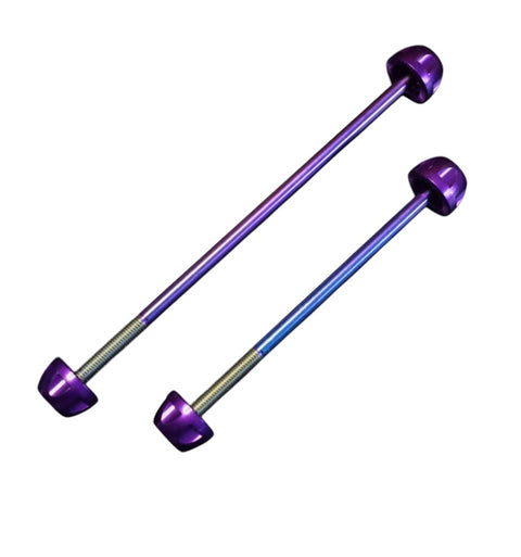 Union Jack 74/112mm Titanium Skewer Set for Brompton Bicycle P/T Line