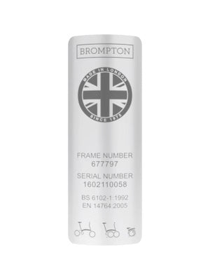 Brompton frame number online check